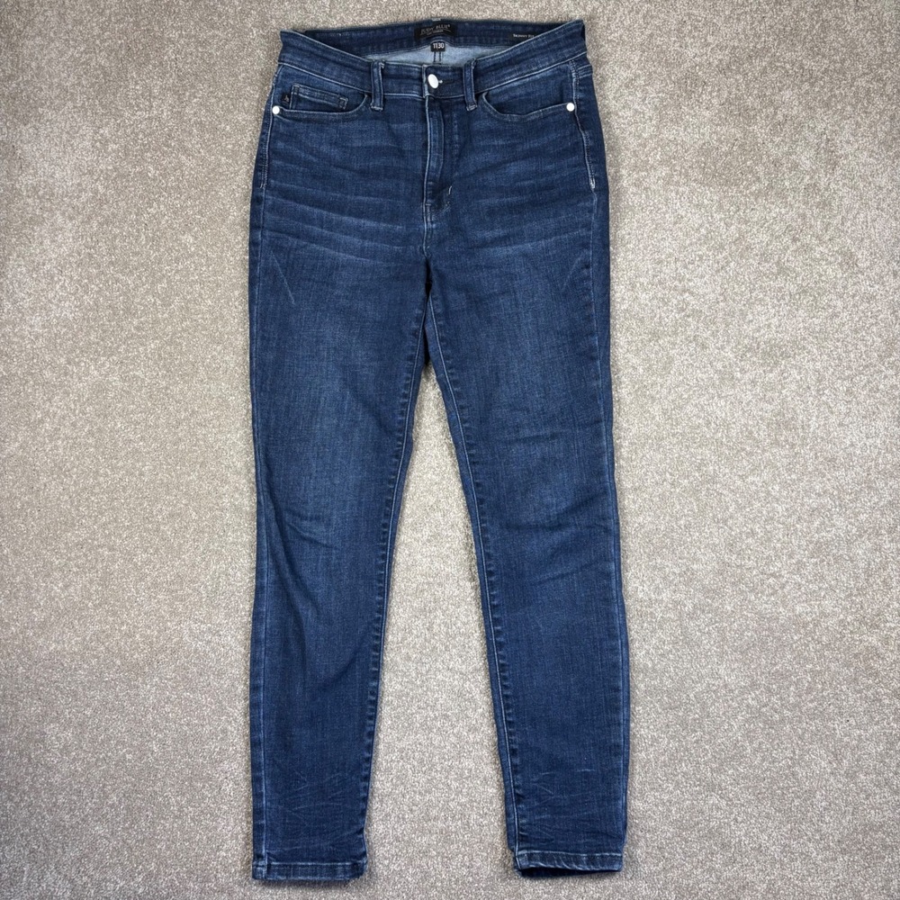 Judy Blue Los Angeles Skinny Fit Jeans Dark Wash Stretch Denim JB82505DK 11/30